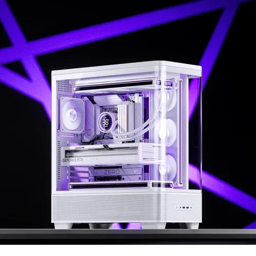 CASE PC JONSBO TK-5 WHITE– Mid Tower ATX| VGA 460mm| AIO 360mm